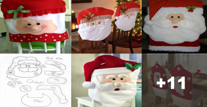 Cómo hacer forros navideños de silla con patrón: guía completa