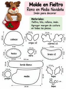 Cómo hacer Muñecos Navideños para la Nevera: Guía Completa con Moldes y Patrones