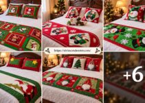Cómo hacer un Pie de Cama Navideño: Guía Completa con Moldes y Patrones