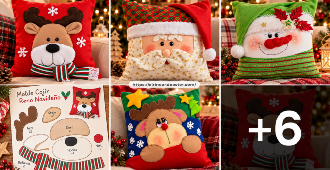 Cómo hacer Cojines Navideños con Moldes: Guía Completa Paso a Paso Cómo hacer Cojines Navideños con Moldes: Guía Completa Paso a Paso